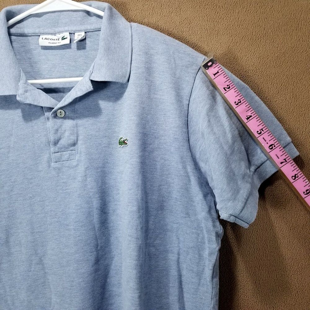 lacoste classic fit polo shirt Mens Short sleeve Collared Size Xl - Picture 7 of 9